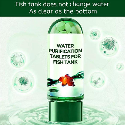 Aquarium Purifying Tablets (Pack of 140) – Safe for All Fish | 1 to 4 tab per 10L