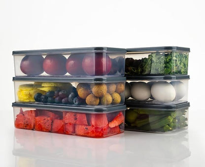 🏠 Pack Airtight Kitchen Storage Containers for Grains, Pulses & Grocery Items | Stackable Pantry Organizer Set