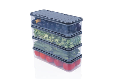 🏠 Pack Airtight Kitchen Storage Containers for Grains, Pulses & Grocery Items | Stackable Pantry Organizer Set