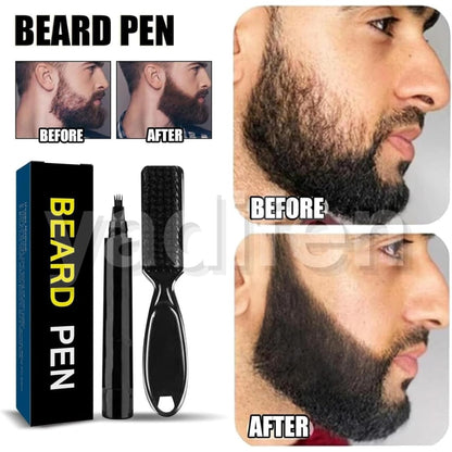 Beard Pencil Filler for Men | Natural Beard Pen &amp; Patchy Beard Fixer 🧔 Pack of 2