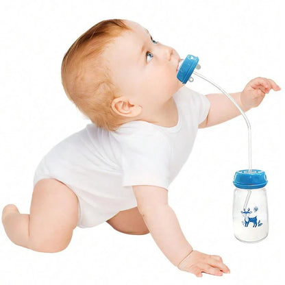 👶🍼 Smart Hands-Free Baby Feeding Bottle – The Perfect Feeding Companion for Busy Parents! ✨