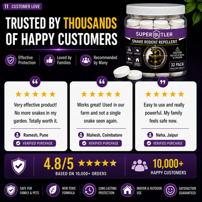 💥All-in-One Pest & Snake Protection Tablets | Instant Action Formula🔥Buy 1 Get 1 Free🔥1 Pack 24 Pcs