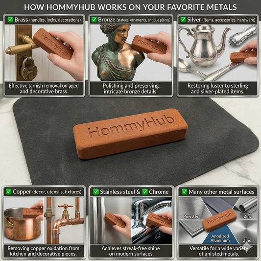 ✨ Metal Cleaning & Polishing Soap Bar 🧼🪞